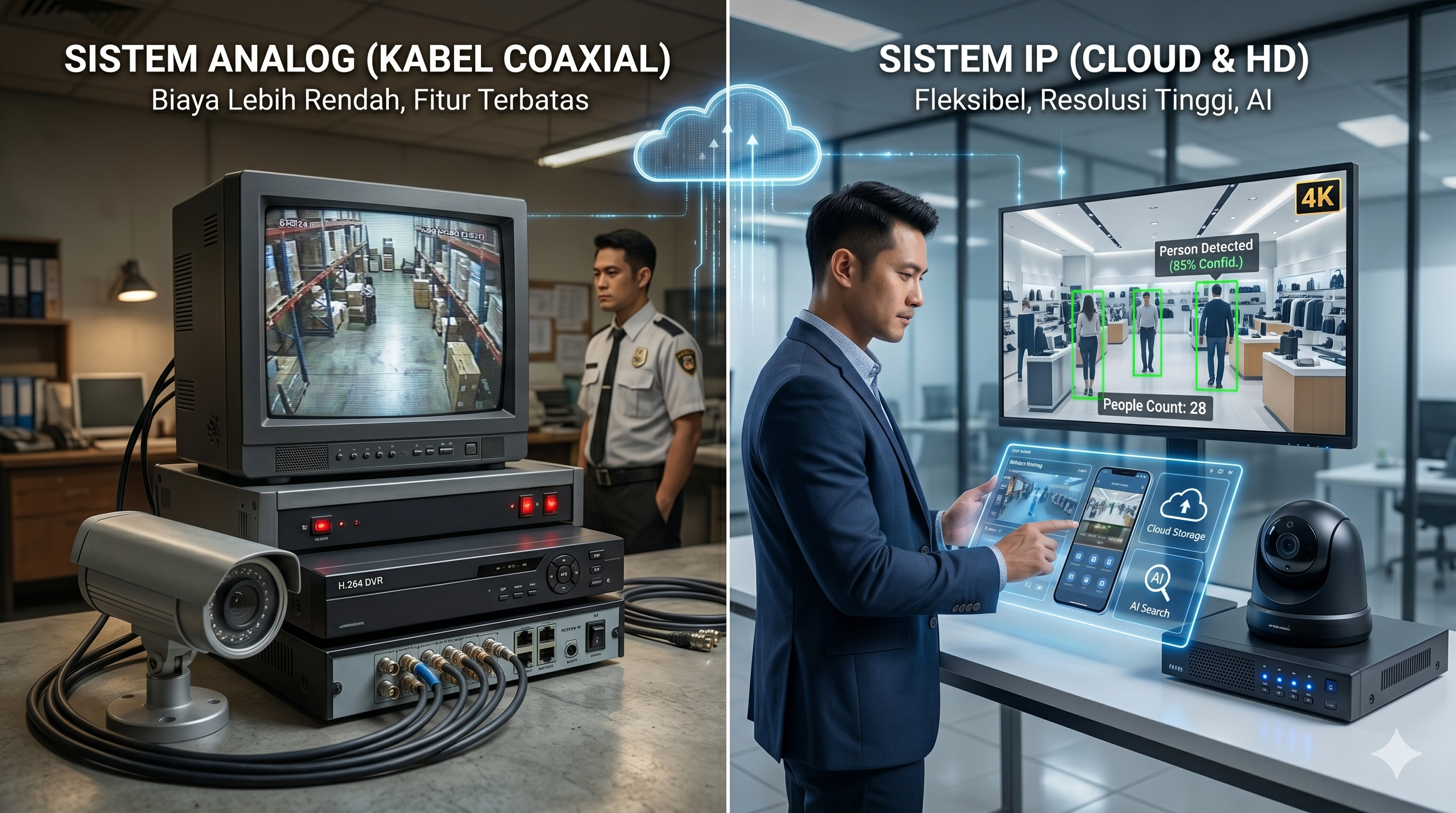 CCTV IP vs CCTV Analog